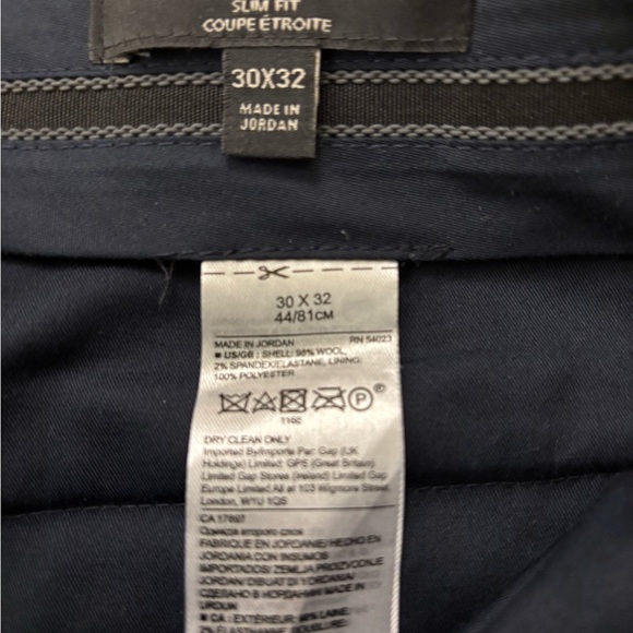 Banana Republic Men's Dress Pants - Navy Blue - Picture 2 of 4